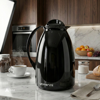 Garrafa Térmica 650mL Com Alça Para Café Chá Leite Água Chimarrão Tererê Escritório Cozinha Unitermi Florença em Oferta na Shopee