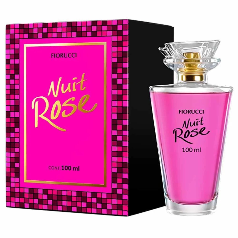 Perfume Deo Colonia Nuit Rose 100ml Fiorucci em Oferta na Shopee