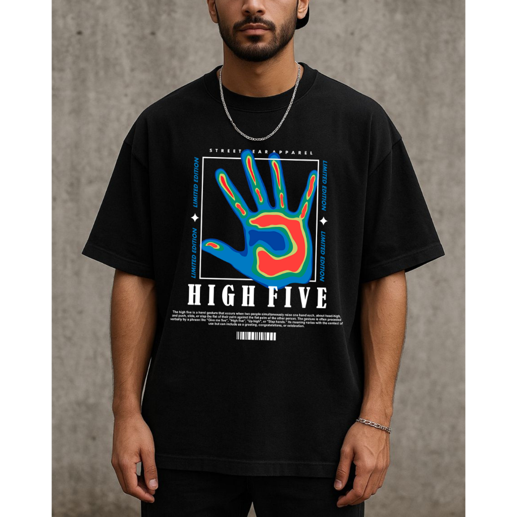 Camiseta Oversized Streetwear Masculina Moda Urbana Casual Camiseta Larga Confortavel