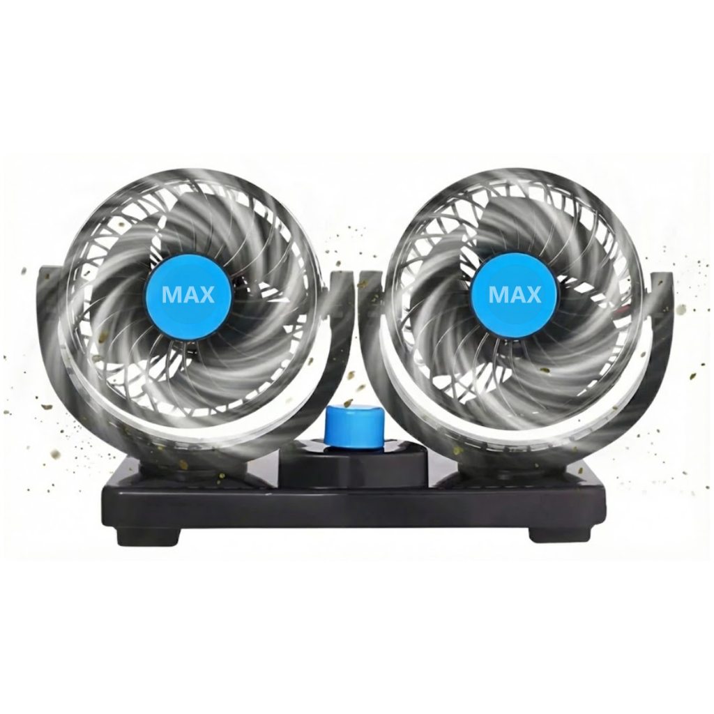 Ventilador De Carro Caminhão Ajustável Automotivo Duplo 12v em Oferta na Shopee