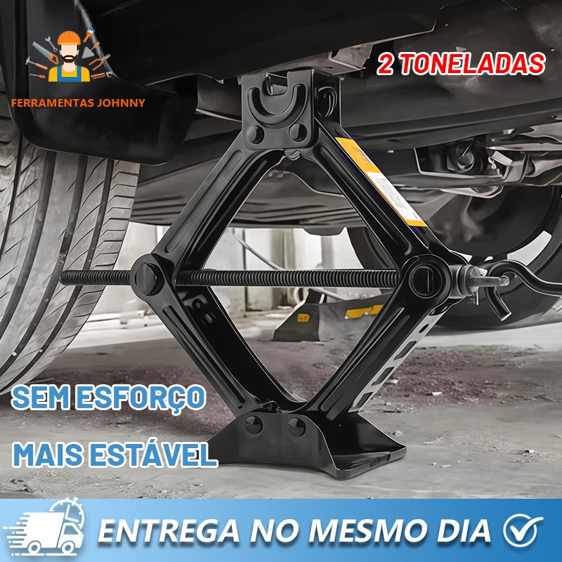 Macaco Sanfona de Carro Suporta 2T/1.5T Jacaré Universal Original para Troca de Pneu em Oferta na Shopee