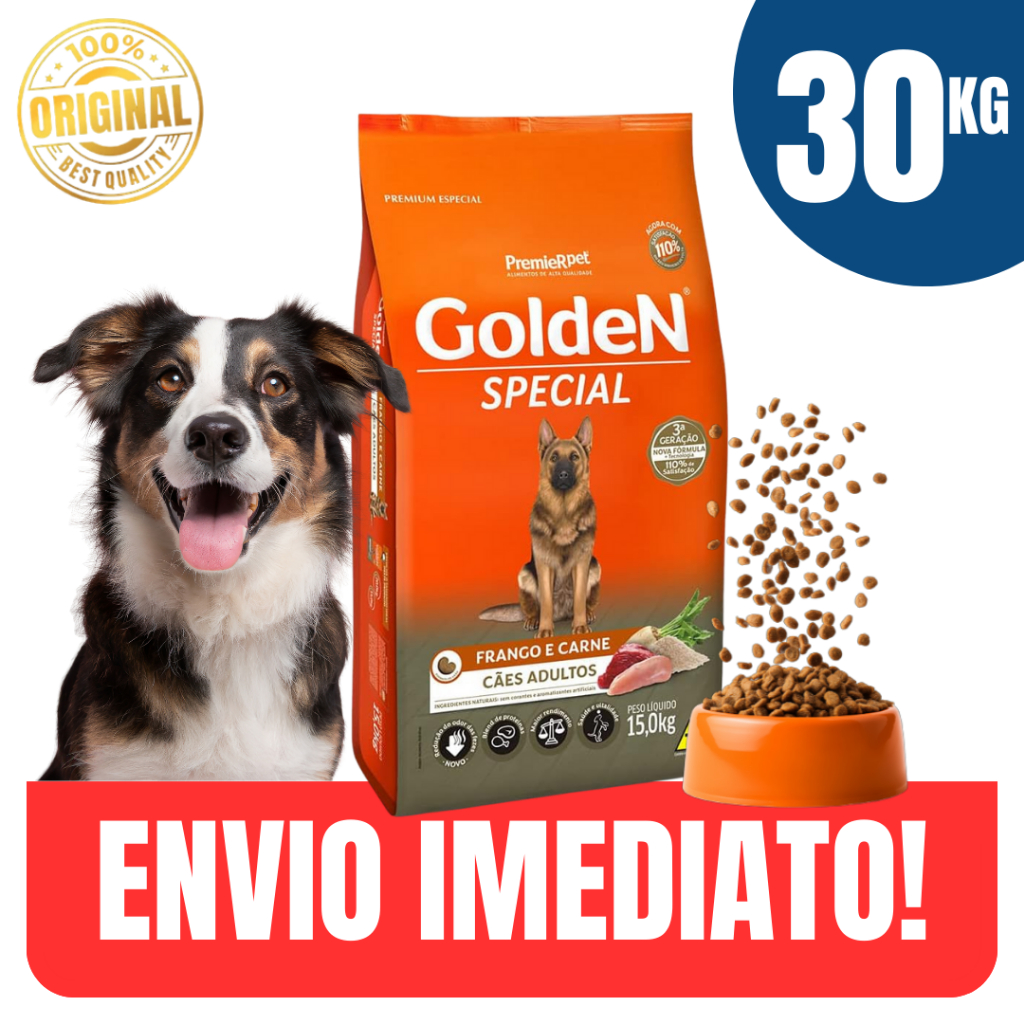 Ração para Cachorro Adulto Raças Grandes Proteção Articular e Massa Magra 15kg - Envio Imediato