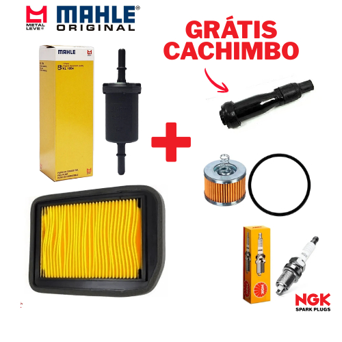 Vela Ignição Ngk Factor 150 / Fazer 150 / Crosser 150 + Kit Filtros + Cachimbo da Vela em Oferta na Shopee