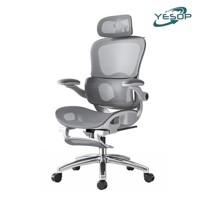 YESOP Cadeira De Escritório Ergonômica Com Apoio Lombar E De Pernas Assento