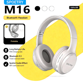 SPOETRY Fones De Ouvido M16 & M10 Bluetooth TWS Com Som Estéreo HD Música Microfone Esportes em Oferta na Shopee