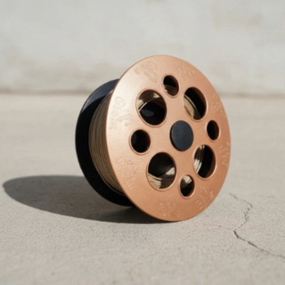 Carretilha de Linha de Pipa 21 cm – Cobre Brilhante Plastificado em Oferta na Shopee