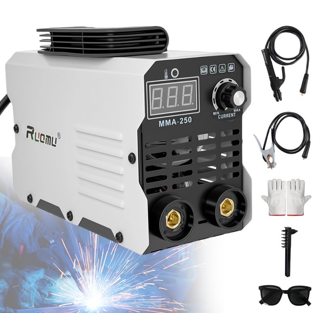 Máquina de Solda Portátil Inversora Profissional MMA-250 220V