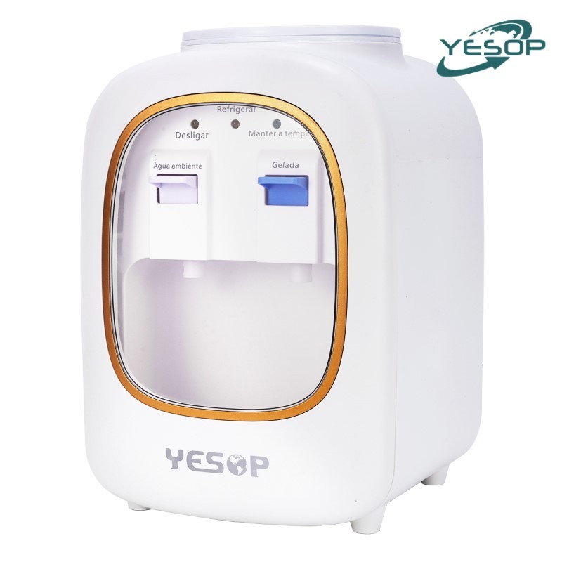 YESOP Bebedouro De Mesa Gela Água Refrigerado Elétrico Bivolt Galão 10°-32° Cor Branco 127V/220V em Oferta na Shopee