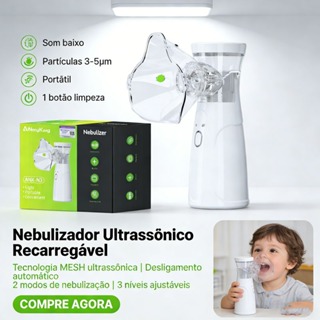 Nebulizador De Rede Vibratória Bivolt OU Nebulizador Compressor Compact Bivolt em Oferta na Shopee