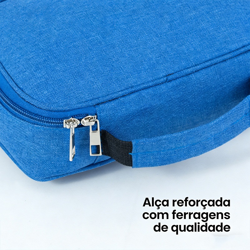 Estojo De Lápis Táctico Feminino/Masculino Nylon Grande Box Escolar 2 Compartimentos