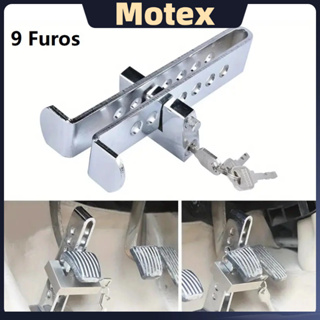 Cadeado universal de aço inoxidável para trava antifurto de pedal de acelerador/freio de veículos em Oferta na Shopee