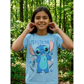 Camiseta algodao infantil adulto Lilo E Stitch Desenho Animado Promoção em Oferta na Shopee