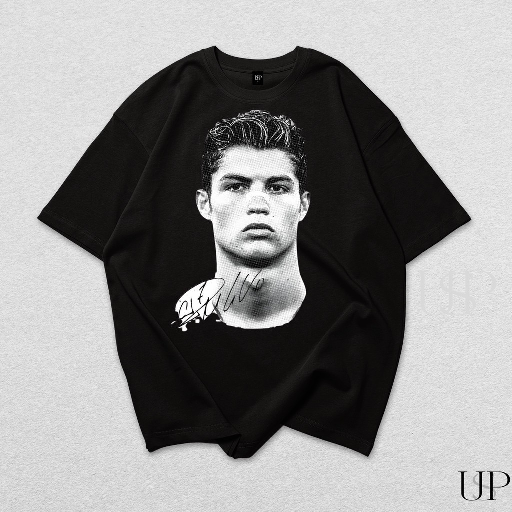 Camisa Camiseta Blusa Oversized Streetwear Cristiano Ronaldo Futebol CR7 Robozão Estiloso 100% Algodão