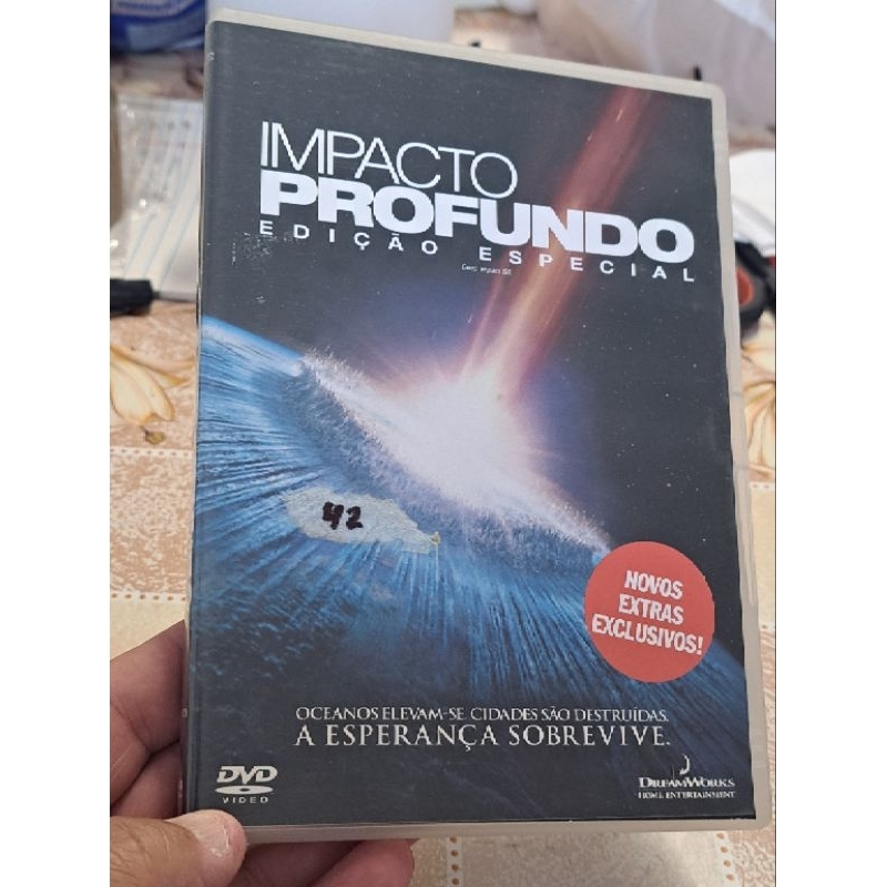 DVD IMPACTO PROFUNDO edição especial Morgan Freeman