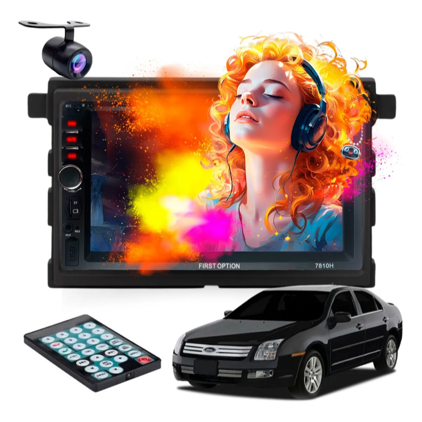 Central Multimídia Mp5 Usb Bluetooth Ford Fusion 2006 A 2009