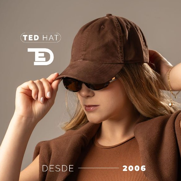 TED Boné Dad Hat LISO Lavado Algodão Sarja Aba Curva com Fivela | Tecido Premium Unissex