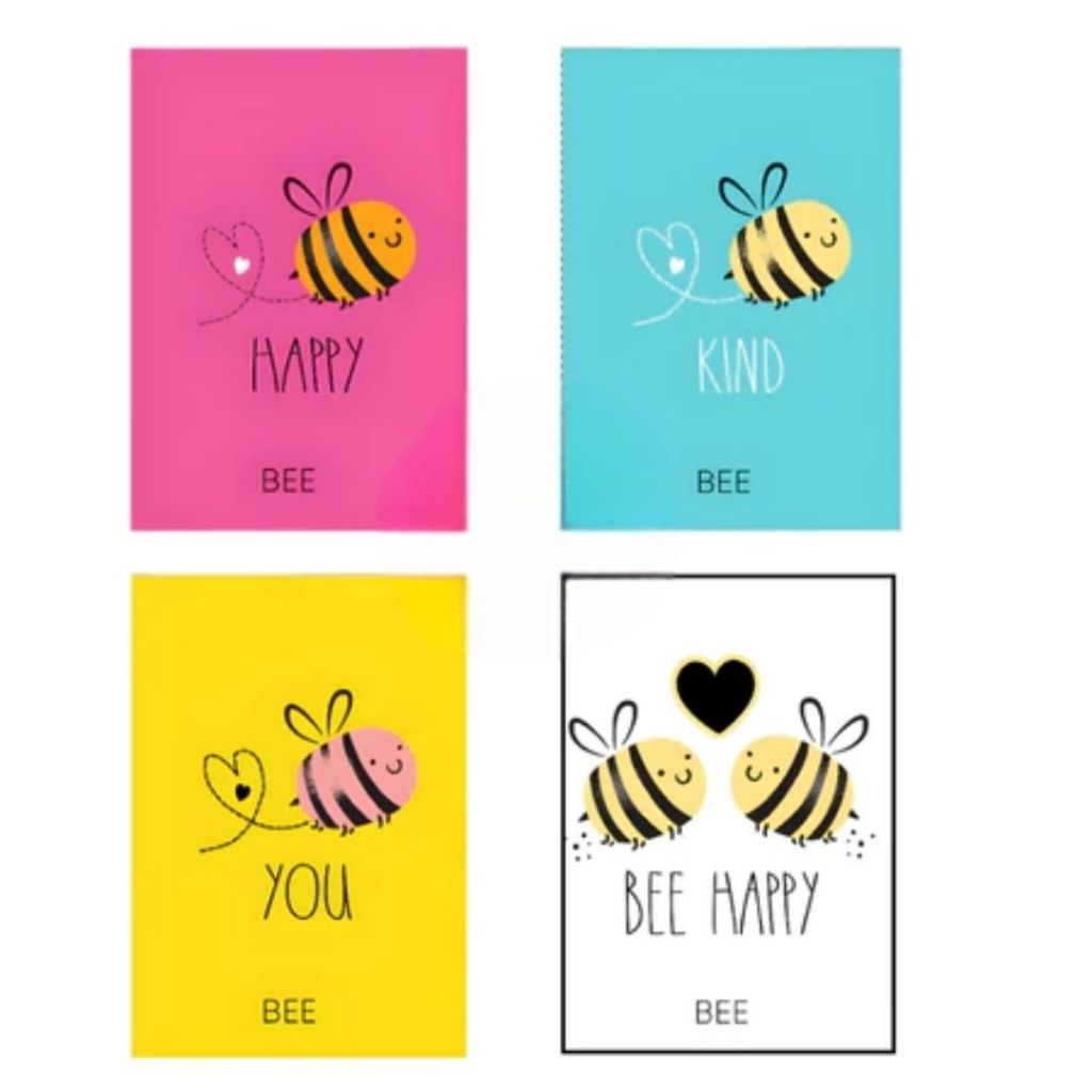 Kit 5 Cadernos Brochurão GRANDE Abelha Bee 96 Folhas 1 Matéria Máxima em Oferta na Shopee