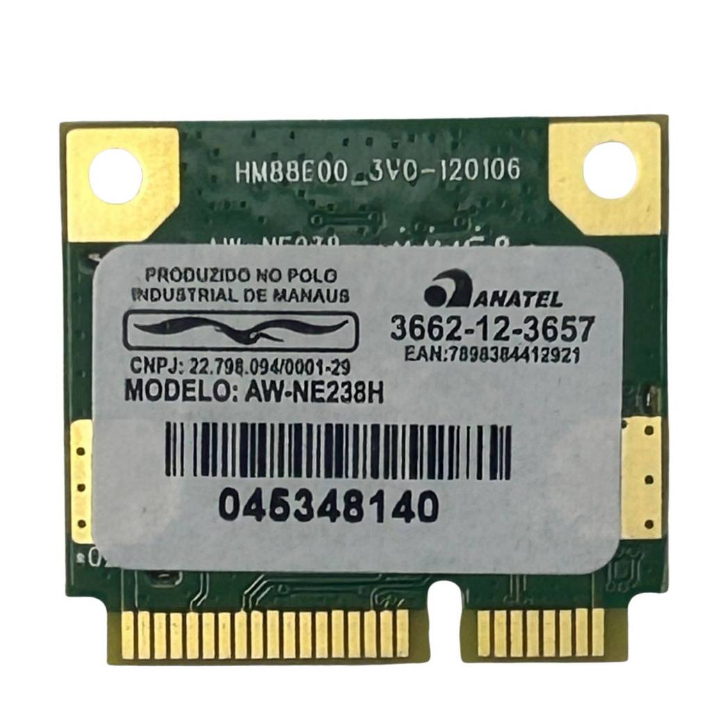 Placa Wireless Para Notebook Positivo Stilo XR3500 / Premium XRI7150
