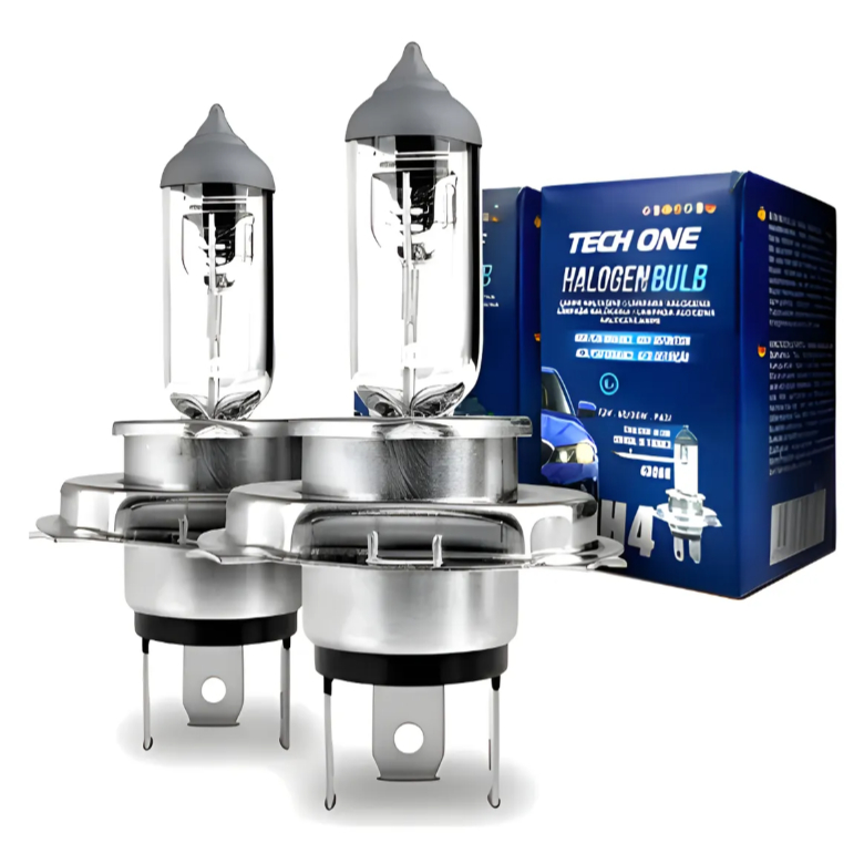 Par De Lâmpada Tech One H4 Original Farol Alto E Baixo 4300k