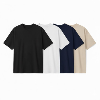 Camiseta Oversized feminina lisa Streetwear Premium 100% Algodão