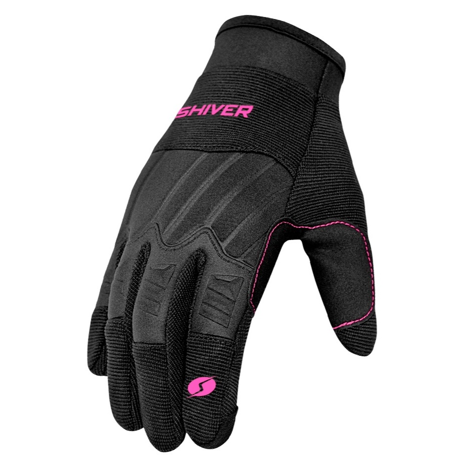 LUVA MOTO MOTOQUEIRA MOTOCICLISTA PILOTA SHIVER ROCKET FEMININA PRETO e ROSA PROTEÇÃO RACING SPEED CANO BAIXO em Oferta na Shopee