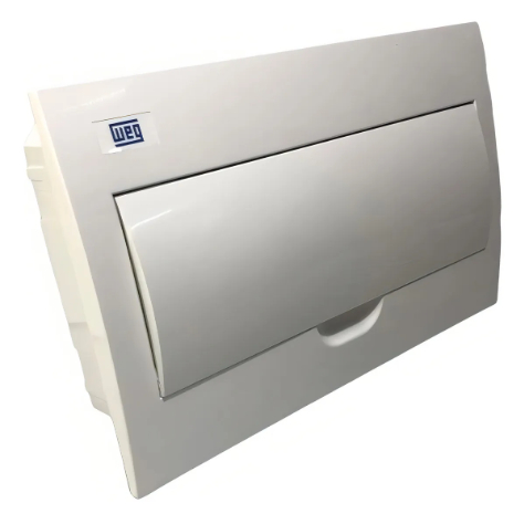 Quadro de Distribuição Elétrico Embutir WEG Branco 125A DIN com 12 ou 18 Disjuntores