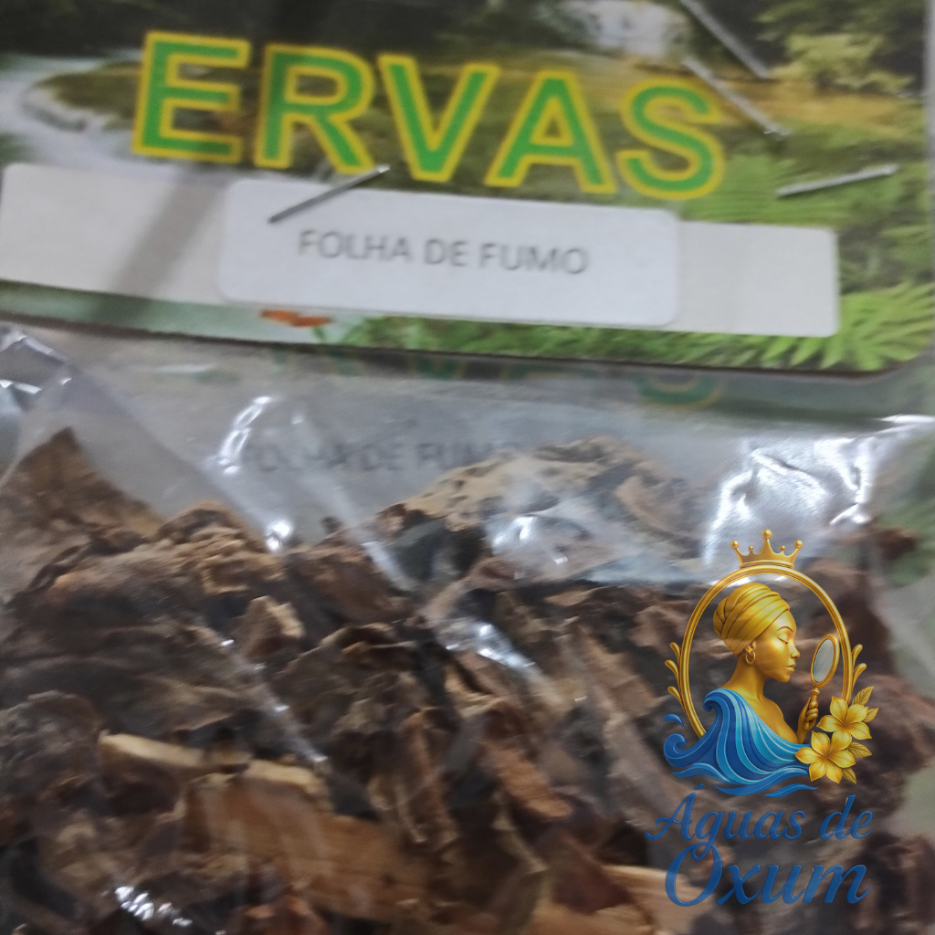 Folha de Fumo Erva Seca para Banhos e Defumação - Umbanda / Candomblé /Quimbanda em Oferta na Shopee