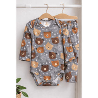 Conjunto Térmico Bebê Pagão Ursinhos Chumbo em Oferta na Shopee