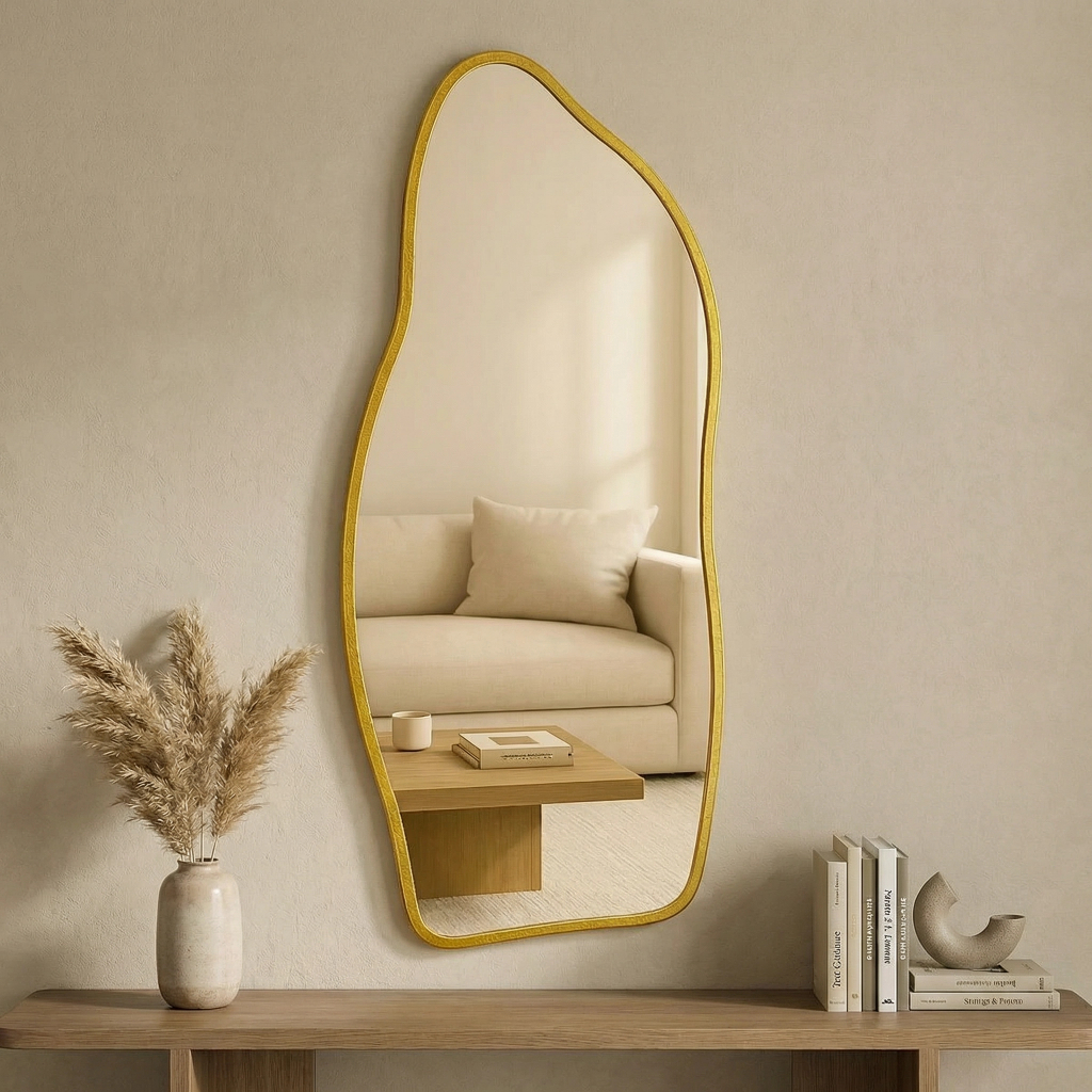 Espelho Grande Lopazzi 90x40 Moldura Alumínio Corpo Inteiro Magnus Flame Quarto Provador Pinterest em Oferta na Shopee