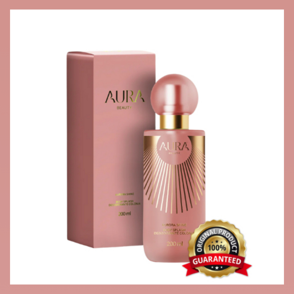 Body Splash Aura Beauty Aurora Shine - 200ml em Oferta na Shopee
