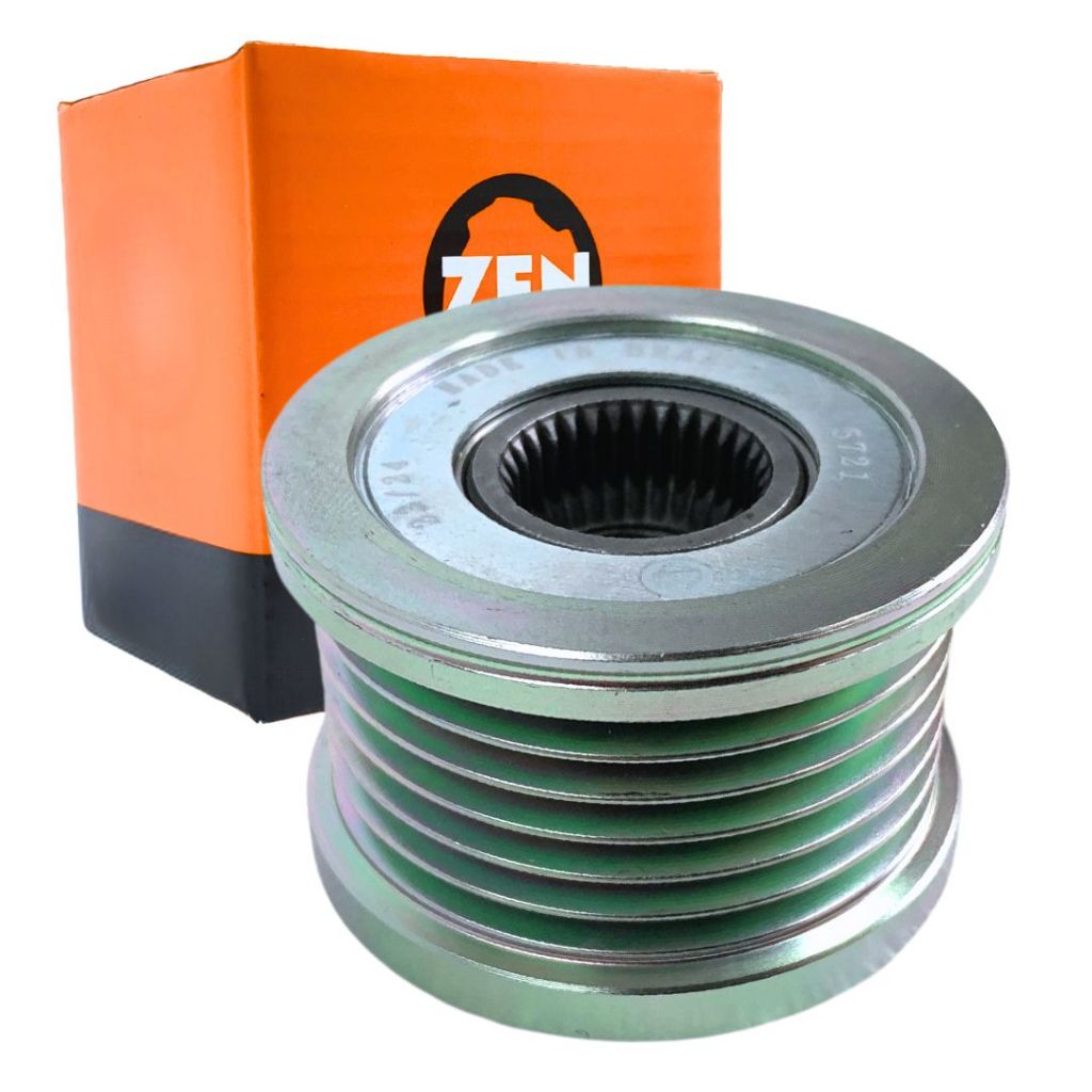 Polia Roda Livre Alternador 6 Filetes Para Ford Ka 1.0 3 Cil. Após 2017 Zen F000BL2D45 K7BZ10344A em Oferta na Shopee