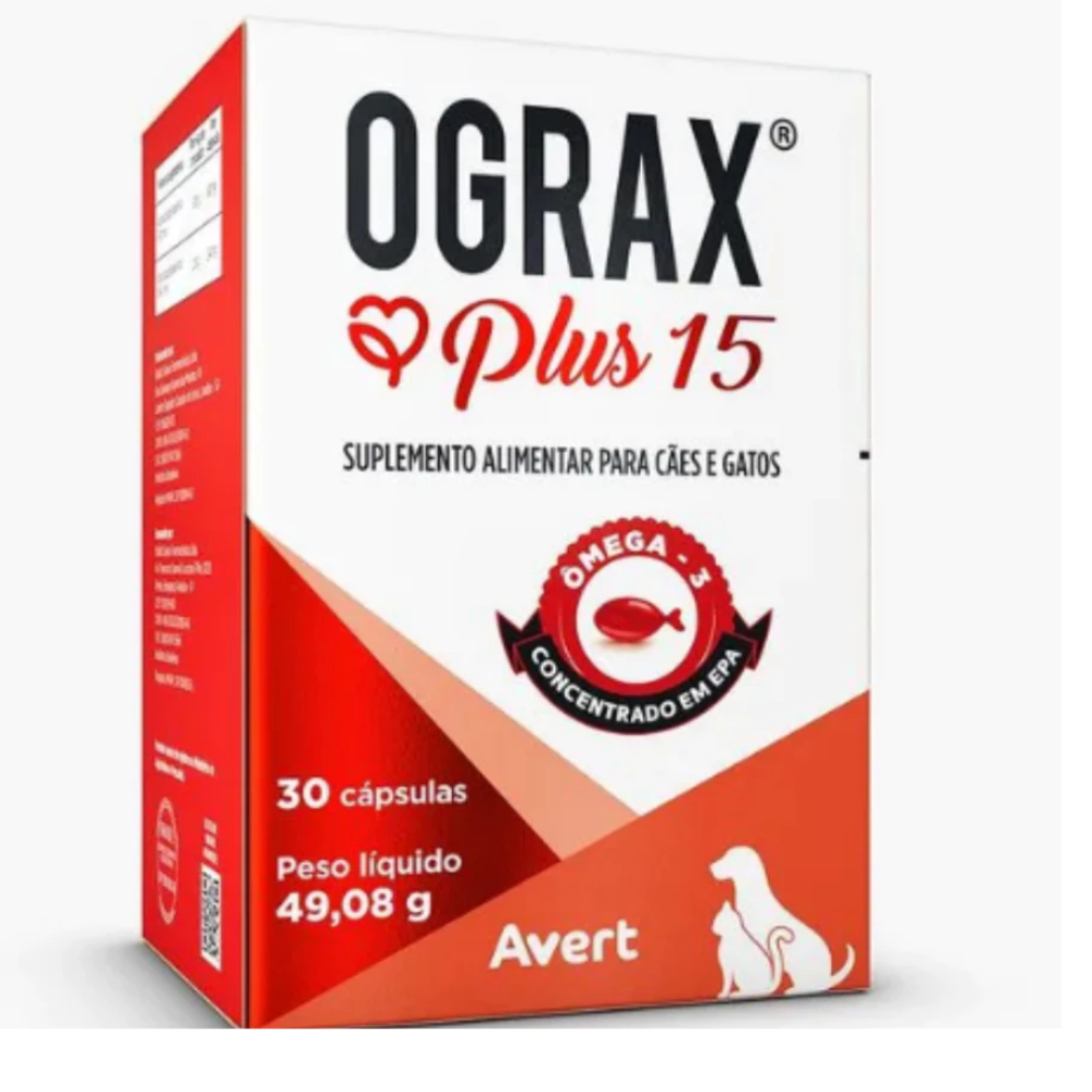 Ograx Plus 15 Com 30 Cápsulas - Avert