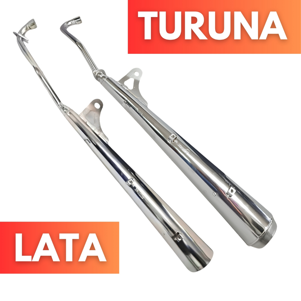 Escapamento Estralador Turuna Lata Pop 110i Cromado Com Suporte em Oferta na Shopee