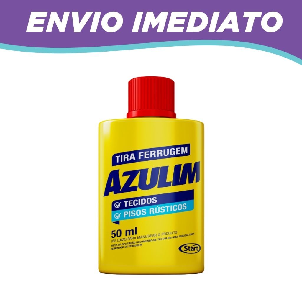 Tira Ferrugem Azulim 50ml Para Tecidos E Pisos Start 50ml