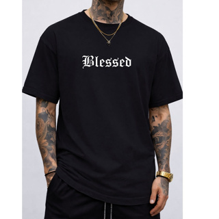 Camiseta Masculina Blessed Camisa Fio 30.1 Blusa 100% Algodão Slim Varias Cores OFERTA em Oferta na Shopee