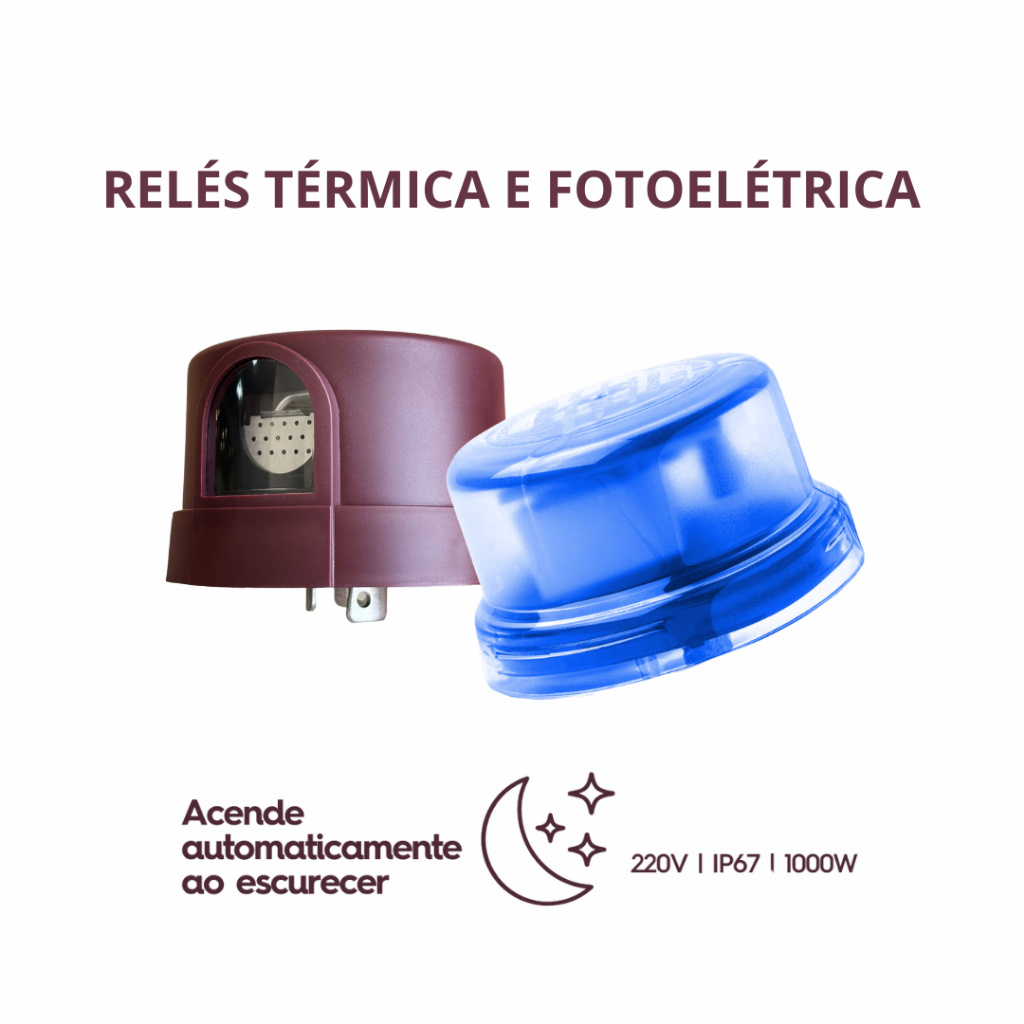 Rele Fotocelula Eletrônico Termico Sensor Premium Alta Qualidade 1000w 1800va Goodlux Bivolt 127 220v