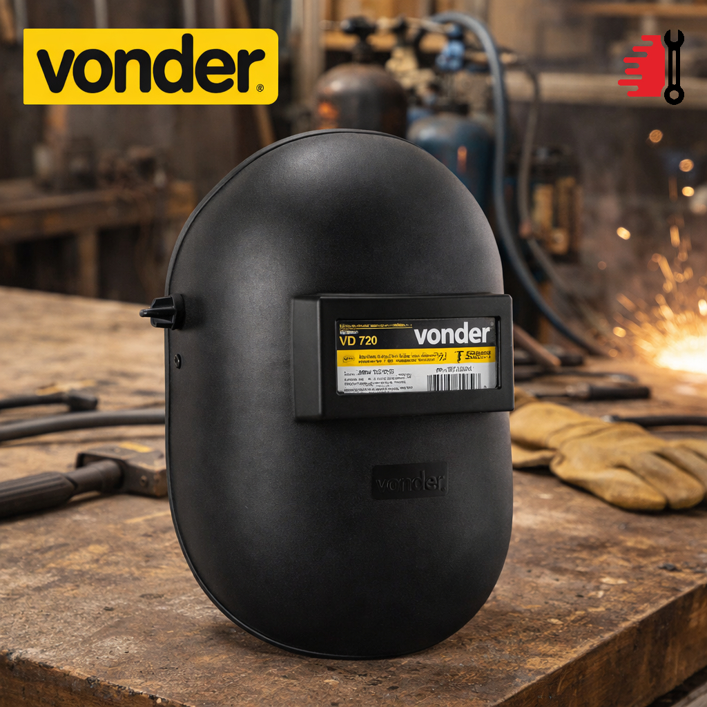 Máscara Para Solda Visor Fixo VD 720 Vonder