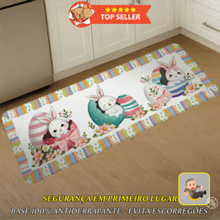 Tapete Passadeira 1,20x45cm Decorativo Pascoa Antiderrapante Resistente para Casa e Apartamento em Oferta na Shopee