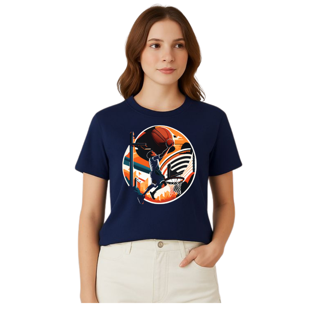 Camisa Unissex Basquete Streetwear Casual Estampa Esportiva Moderna Confortável Camiseta NBA