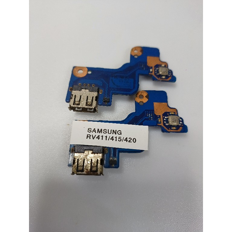 Placa usb botão power notebook Samsung Rv411/415/420