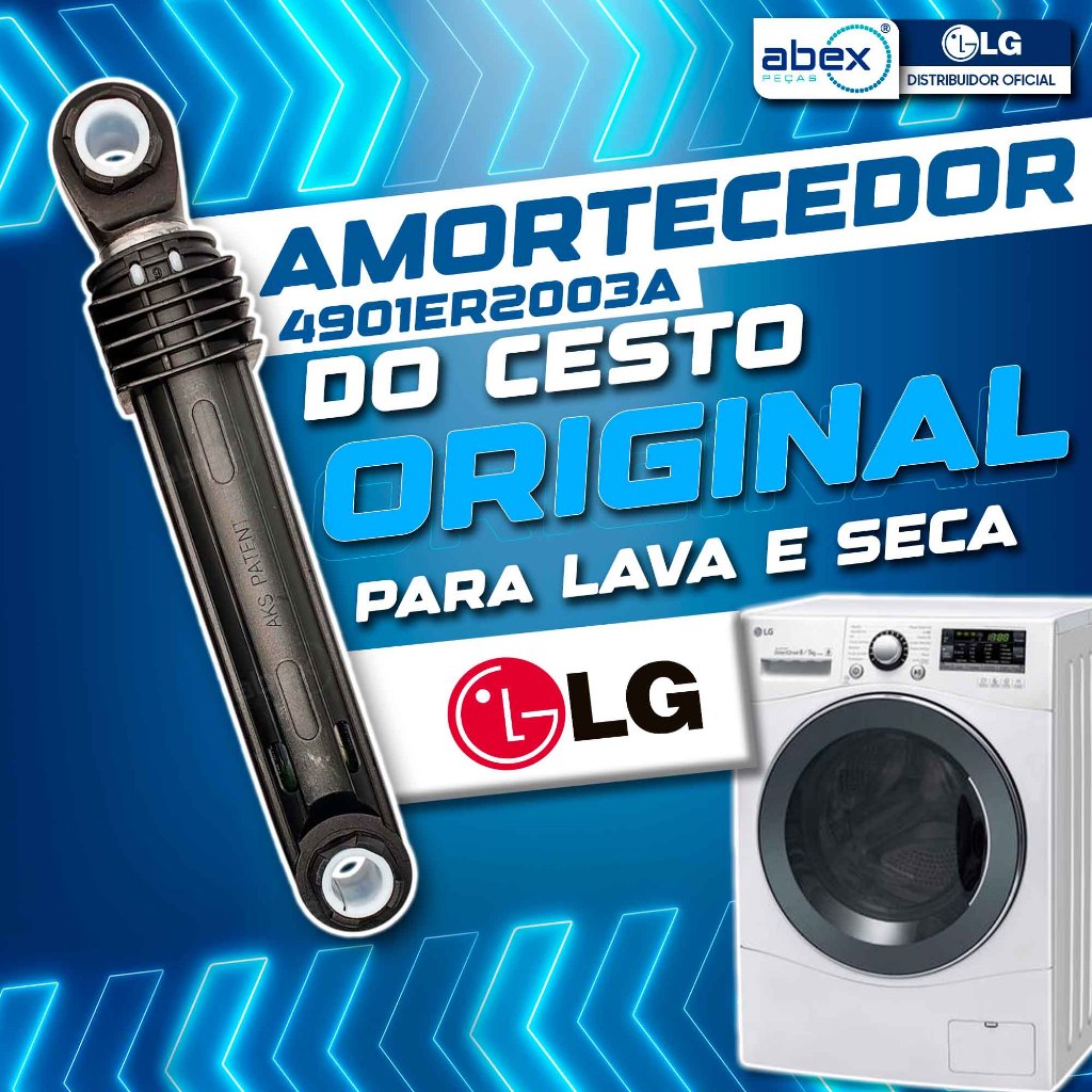 Amortecedor Lava Seca LG Wd-1403 Wd-1485 Wd11wps Wd9we6 Nf