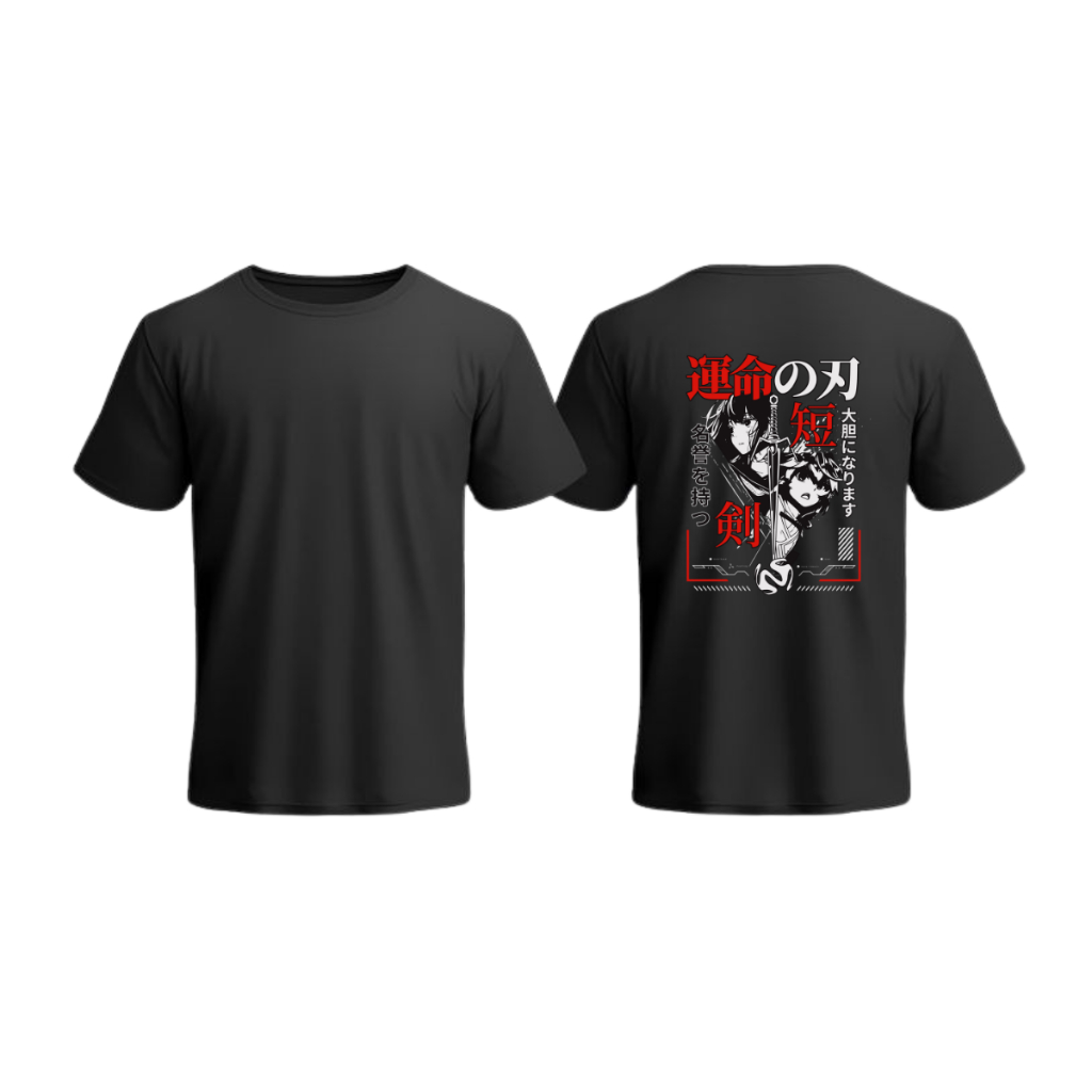 Camisa Unissex Guardião Anime Streetwear Casual Estampa Moderna Gamer Algodão