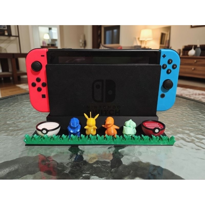 Suporte de Dock Nintendo Switch 1 e 2 Pokémon 🎮⚡