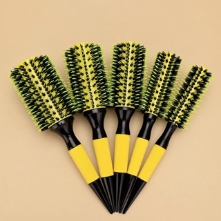 Kit 5 pc Escova De Cabelo Térmica Cerdas De Javali Mista Madeira em Oferta na Shopee