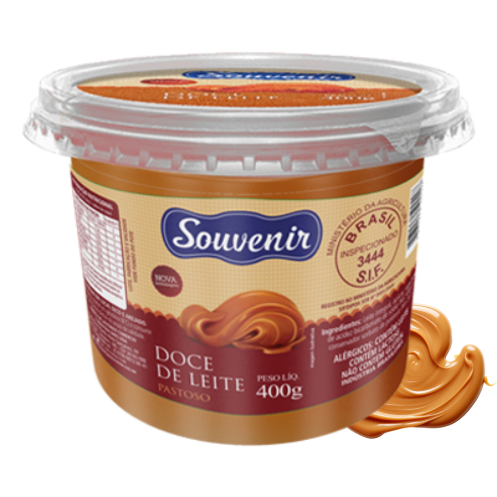 Doce de Leite Mineiro Souvenir - Tradicional Coco e Cacau Sem Amido - Cremoso Irresistível em Oferta na Shopee