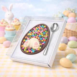 5~20 Caixas para Ovo De Colher Com Berço Gourmet Pascoa Ajustável B 250g 350g (Forma BWB) em Oferta na Shopee