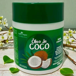 Máscara de Hidratação Capilar Óleo de Coco 500g – Hidratação e Brilho - Bell Corpus [ORIGINAL]