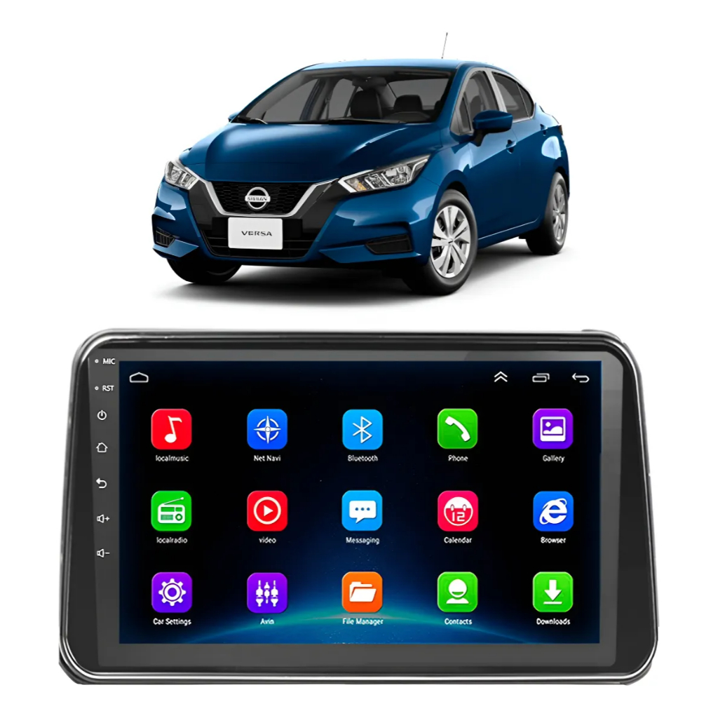 Multimidia 9 Polegadas Nissan Versa 2021-2025 Android Carplay Octacore 4gb/64gb