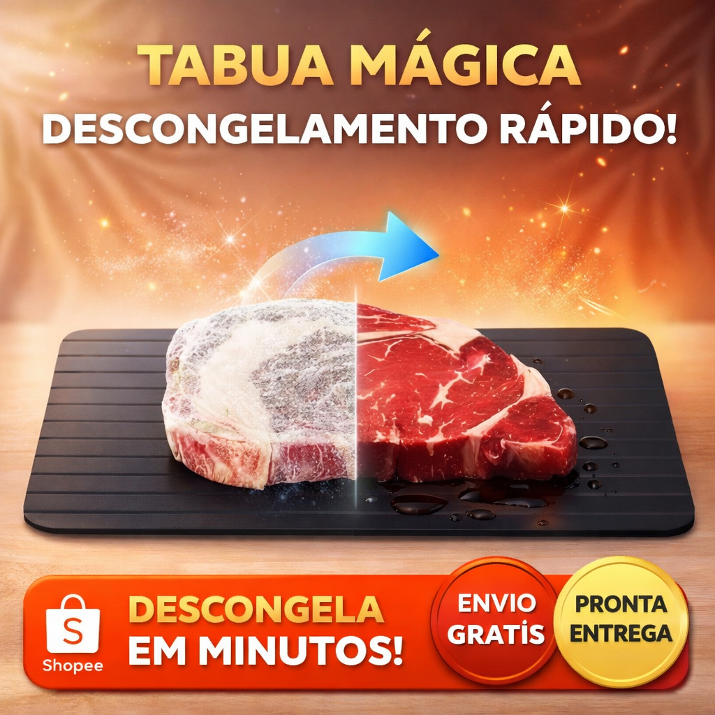 Tabua Descongelar Rápido Alimentos Super Pratico e Resistente em Oferta na Shopee