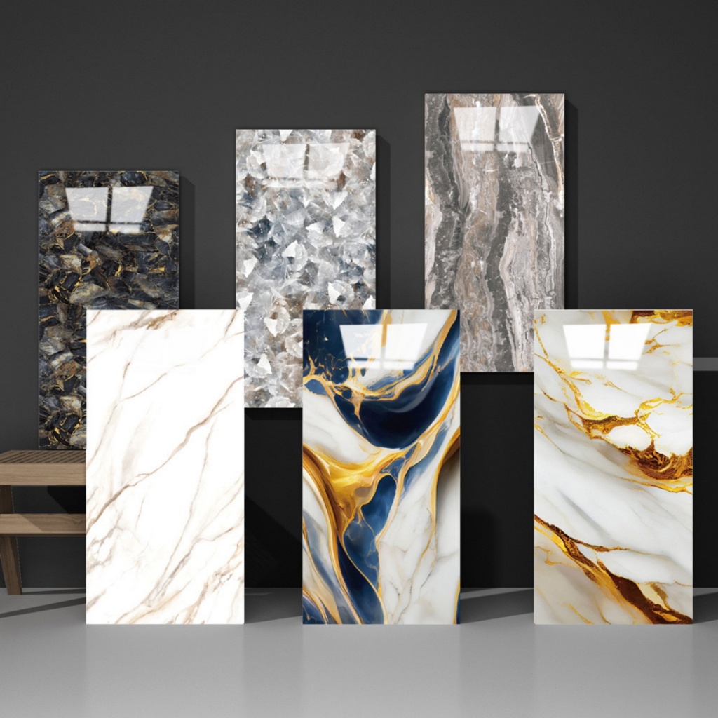 Placa Adesiva 3d Mármore De Parede Relevo Lavável 30cm X 60cm em Oferta na Shopee